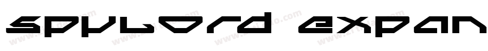 Spylord Expanded Italic字体转换